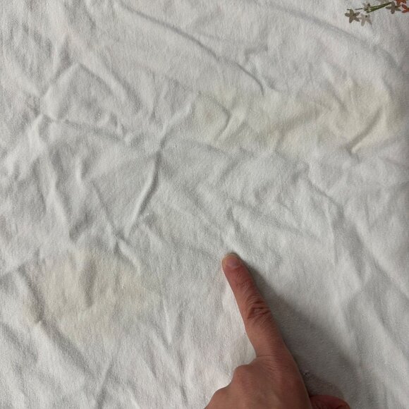 Vintage Floral Tablecloth Cotton Fall Beige Burnt Orange White Kitchen Stains - Picture 6 of 8